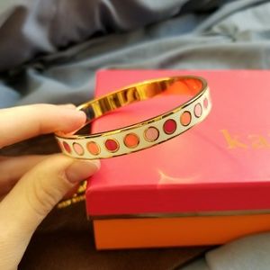 Kate Spade Pink & White Bangle